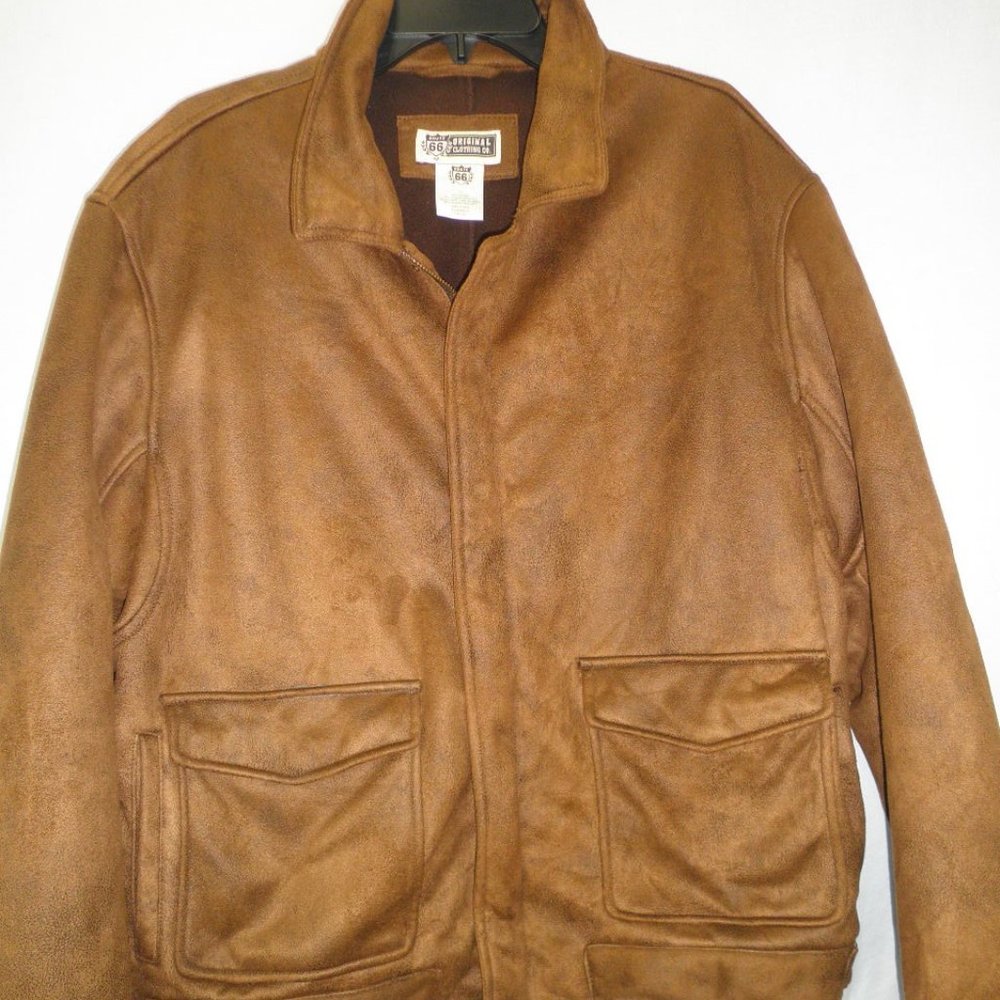 Route 66 Men's Faux Suede Jacket Large
